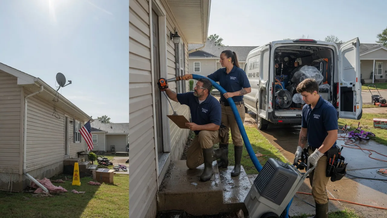 Ceiling Water Damage Restoration in Sperry, OK near me
